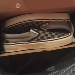 classic slip-on chckerbrd VANS