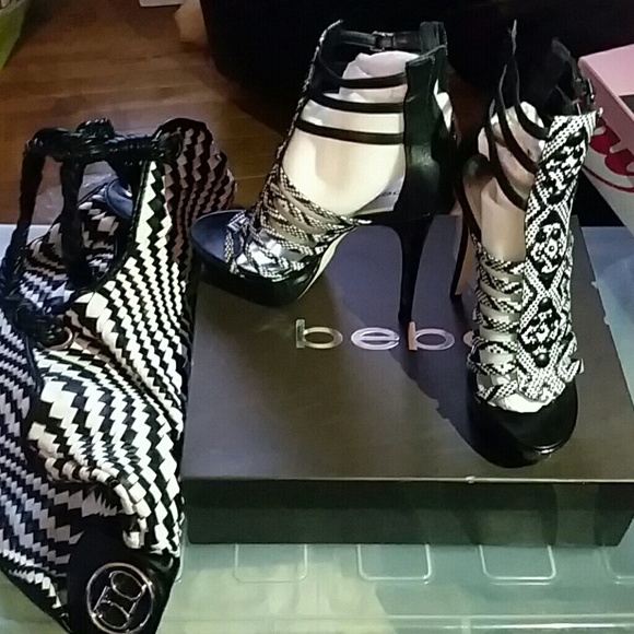 bebe Shoes - BeBe Sandal & Purse Bundle