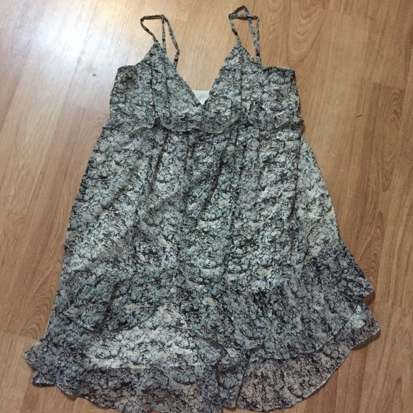 NWOT BCBG Ruffle Tank Dress M - Picture 1 of 3