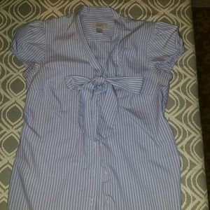 DONATING 8/30/16 Loft button down, bow top