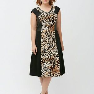 Lane Bryant fit-and-flare dress