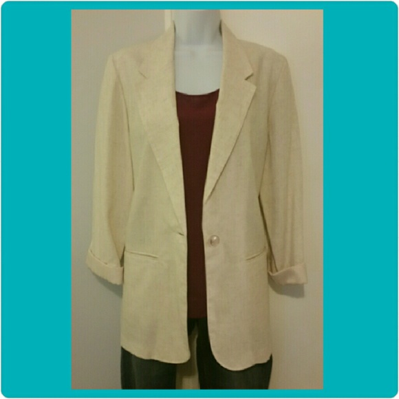 Linen blazer - Picture 1 of 4