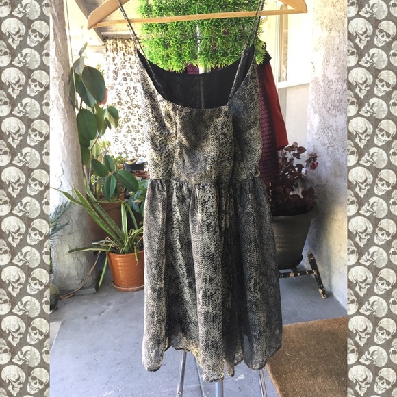 Animal Print Mini Dress - Picture 2 of 3