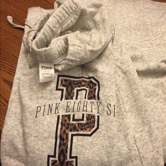 Pink Victoria's Secret boyfriend style sweatpants