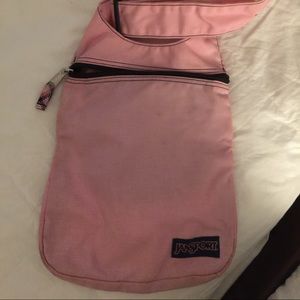 PINK JANSPORT CROSSBODY BAG