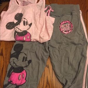 Disney tank top  and capris