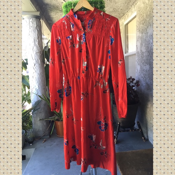 VINTAGE 1975 Authentic Ladies Garment Union Dress