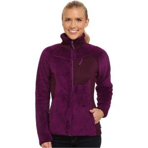Magenta double plush Columbia jacket