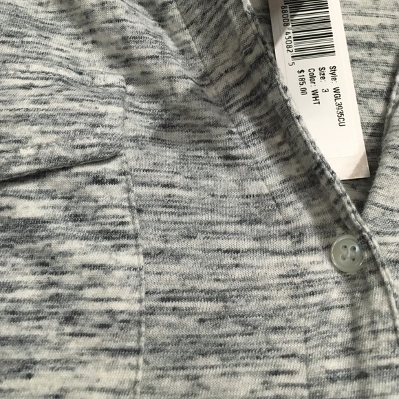 James Perse Melange Salt & pepper button up shirt - Picture 4 of 4