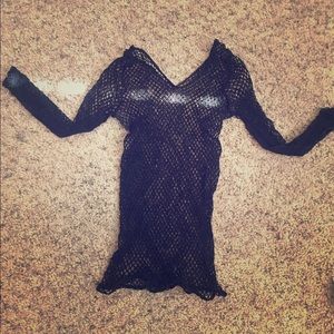 Fishnet rave top