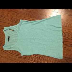 Rag & Bone classic beater turquoise tank