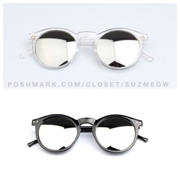 New! Cat Eye Mirrored Sunglasses • 5 Colors - Picture 3 of 4