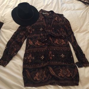 Novella Royale poppy dress brown moonshine