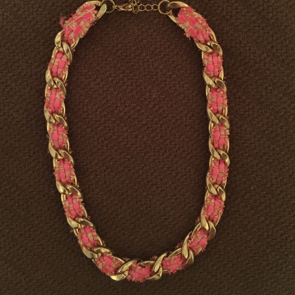 Gold & Pink statement necklace