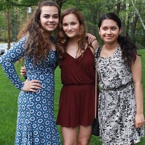 Blue Pattern Summer Dress