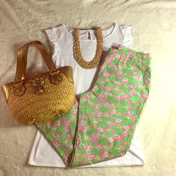 Vintage Lilly Pulitzer ankle pants 🍋🍊🍍🍓
