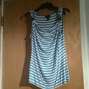 Striped Blue Blouse