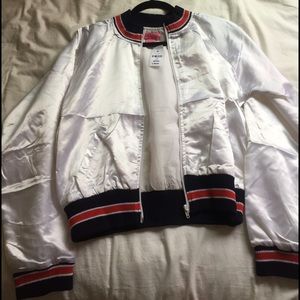 LF Satin bomber
