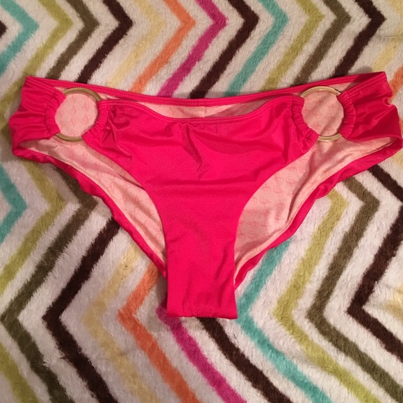 Victoria's Secret hot pink bikini bottom hipster M