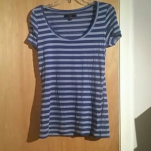 Stripped blue tee