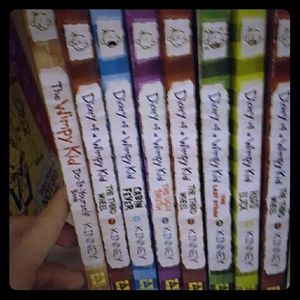 7 diary of a whimpy kid books