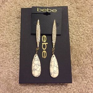 Bebe Dangling Earrings NWT