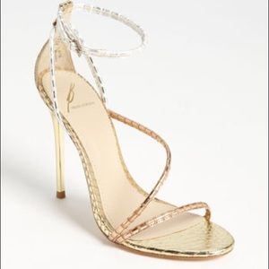 B Brian Atwood Labrea Sandals - metallic