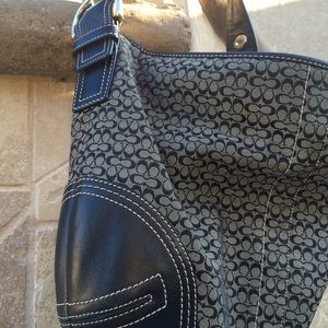 Coach hobo signature handbag