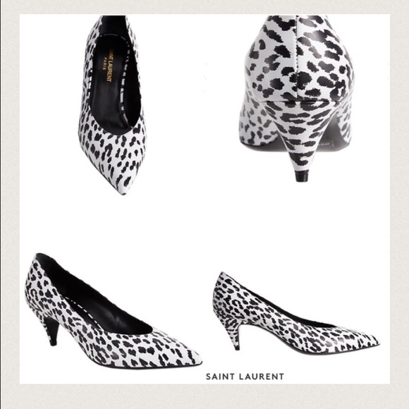 SAINT LAURENT Leopard Print  Pumps - Picture 4 of 8
