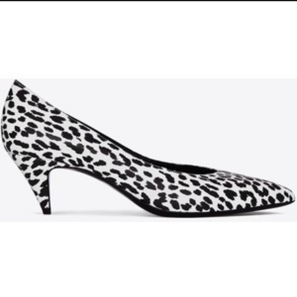 SAINT LAURENT Leopard Print  Pumps - Picture 7 of 8