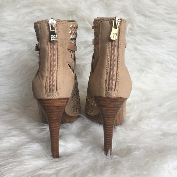 BCBG studded peep toe booties - Picture 3 of 4