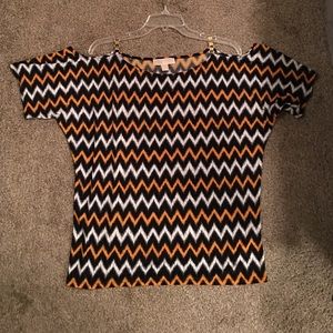 Michael Kors open shoulder top