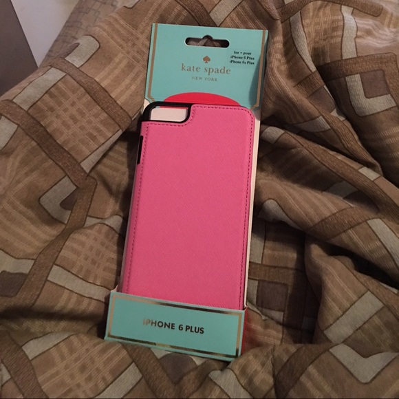 Like New Kate Spade Pink iPhone 6 Plus Folio 💞