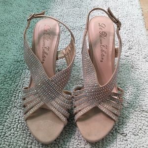 sparkly heels size 6/6.5
