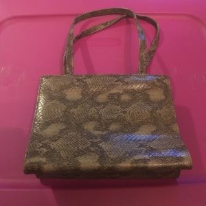 Small snakeskin purse