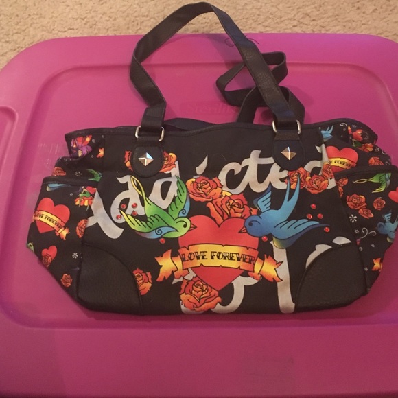 Black Canvas Purse - Picture 1 of 2