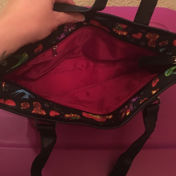 Black Canvas Purse - Picture 2 of 2