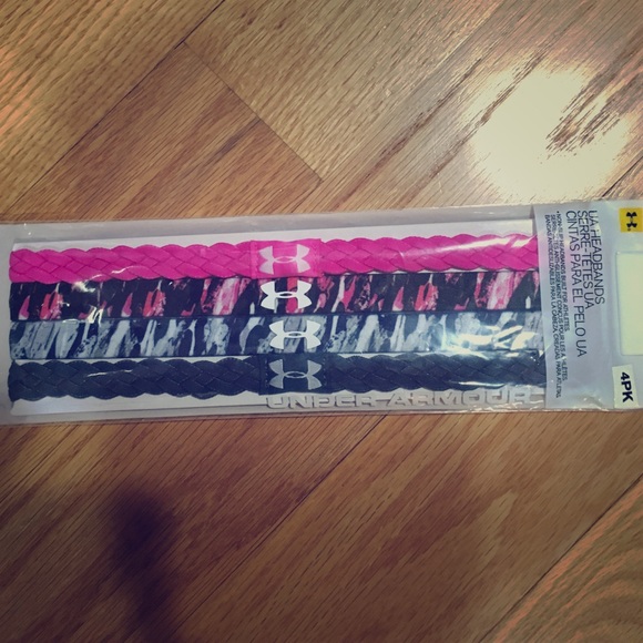 Brand new braided under armour headbands. 4pack.