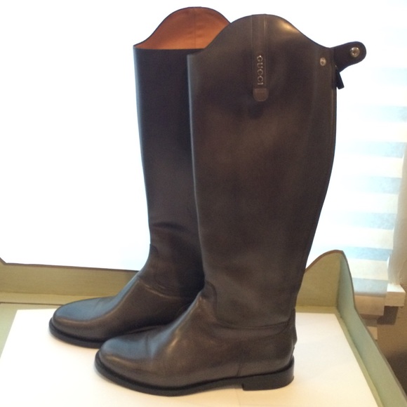Dark grey Gucci boots - Picture 3 of 4