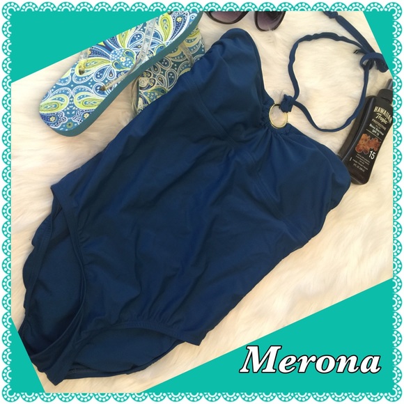 Gorgeous Teal Blue Swim Suit