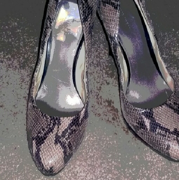 Snakeskin heels