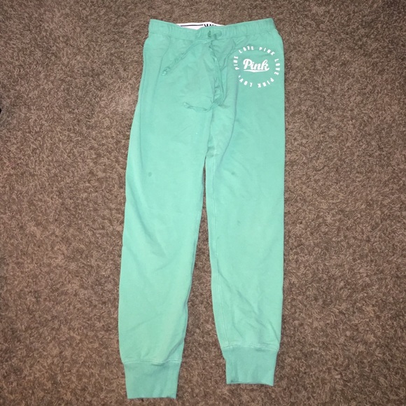 Green (pink) pants.