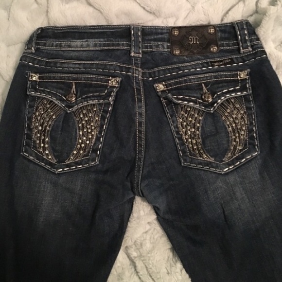 Miss me angel wing pocket jeans size 29 inseam 33