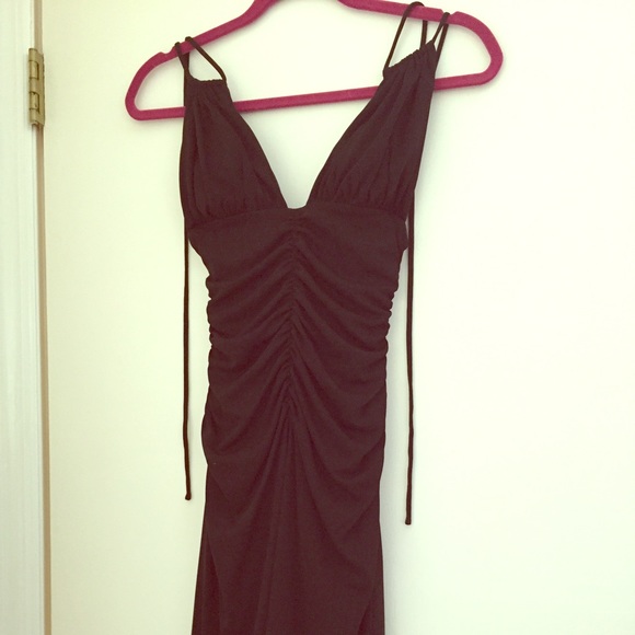 🔸FINAL SALE🔸 V-Neck Black Dress by Selina