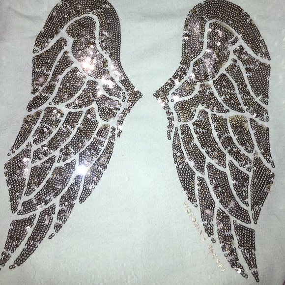 RARE sparkly Victoria Secret Angel Sweatshirt smal