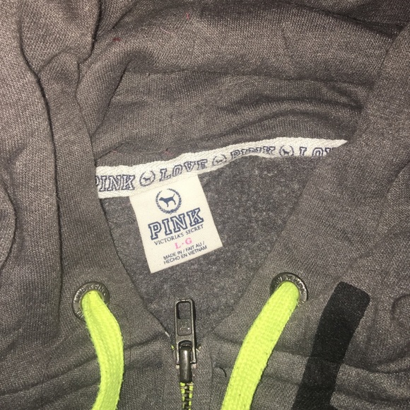 Victoria's Secret zip up hoodie - Picture 2 of 2