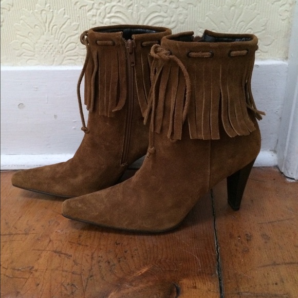 Nine West Fringed Boots - Picture 2 of 4