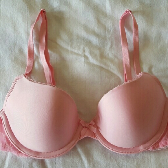 Light Pink Houndstooth Bra