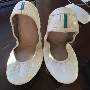 Tieks in White | Size 8