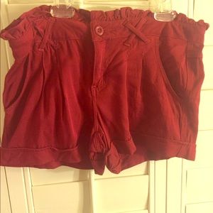 Cute red shorts!